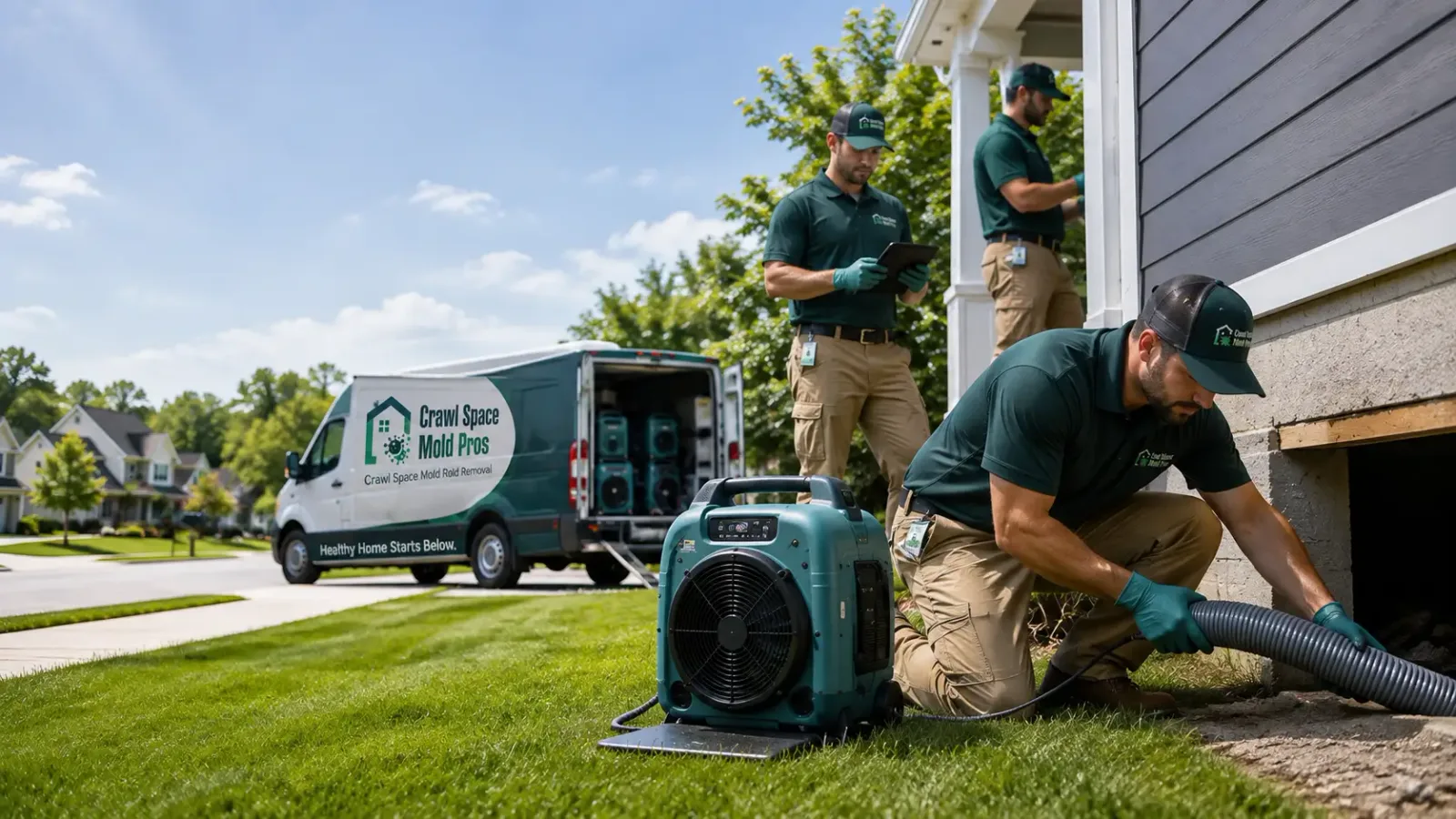 Crawl Space Mold Removal in Mountain View, CA
